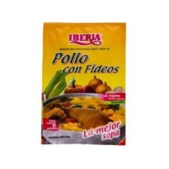 SOPA DE POLLO CON FIDEOS IBERIA DE 60GRS