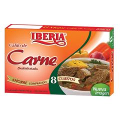 CUBITOS DE CALDO DE CARNE IBERIA 8UN