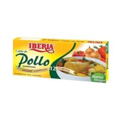 CUBITOS IBERIA DE CALDO DE POLLO 12UN