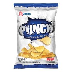 PAPAS CON SAL PUNCH MUNCHY DE 80GRS