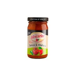 SALSA FRESCARINI TOMATE & ALBAHACA 190G