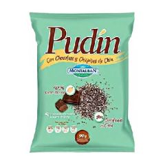 PUDIN MONTALBAN DE CHOCOLATE CON CHISPAS DE CHIA 90G