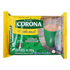 CHOCOLATE SABOR TRADICIONAL CORONA 250G