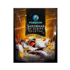 SARDINAS POSEIDON EN ACEITE VEGETAL POUCH DE 170G