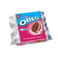 GALLETAS OREO DE FRESA X6 EMPAQUES INDIVIDUALES DE 32G C/U