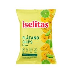 PLATANO CHIPS ISELITAS CON LIMON  85 G  