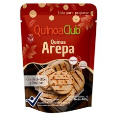 MEZCLA QUINOA CLUB AREPA MAIZ QUINOA400G