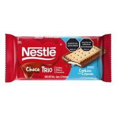 CHOCO TRIO NESTLE COOKIES &CREA BARRA90G