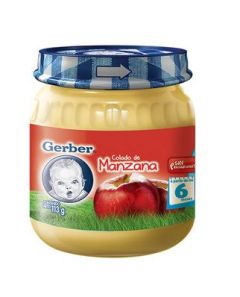 COLADO DE MANZANA SIN AZUCAR GERBER 6M 113G