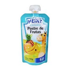 COLADO POSTRE DE FRUTAS HEINZ POUCH DE 113G