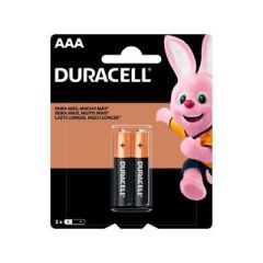 BATERÍAS AAA DURACELL 2 UNIDADES